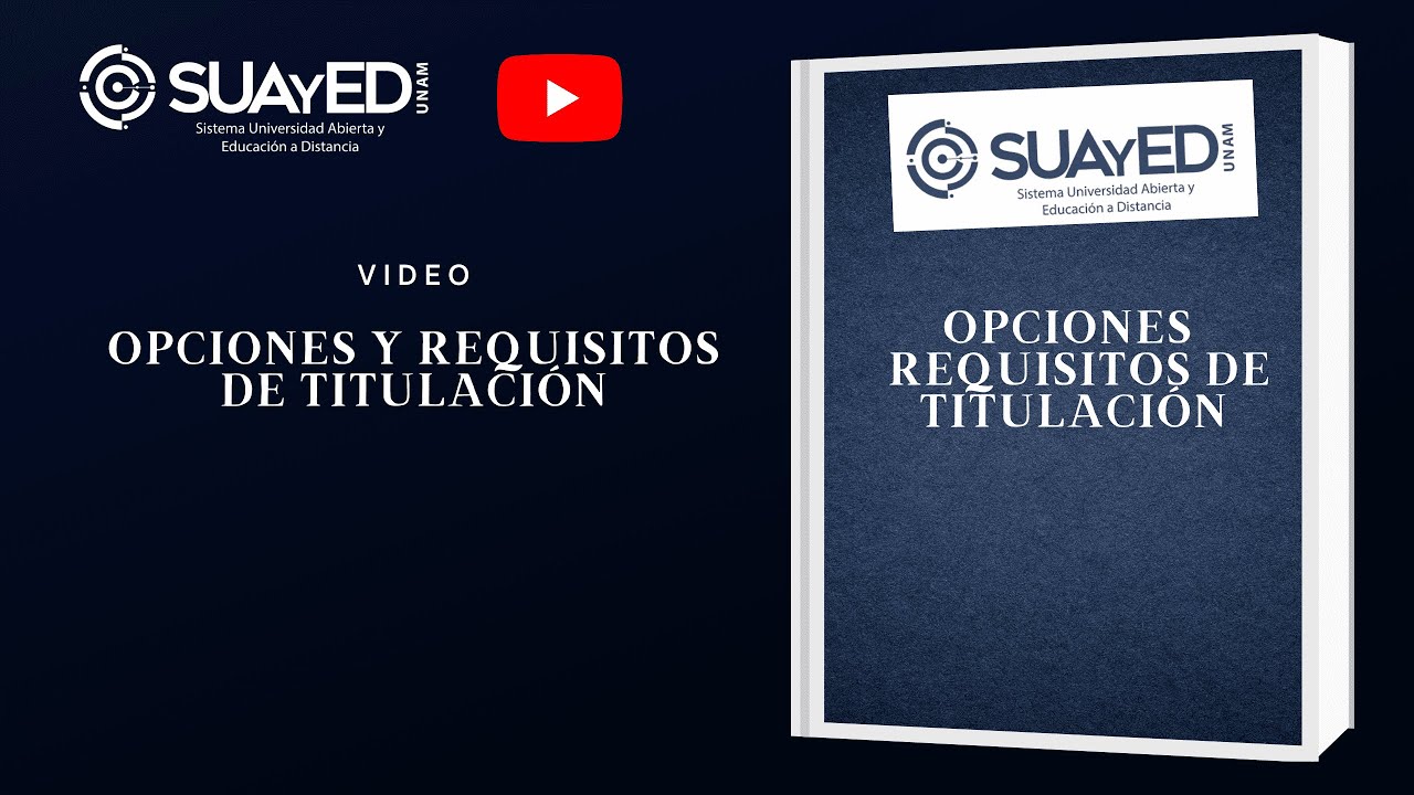 Opciones y Requisitos de titulación