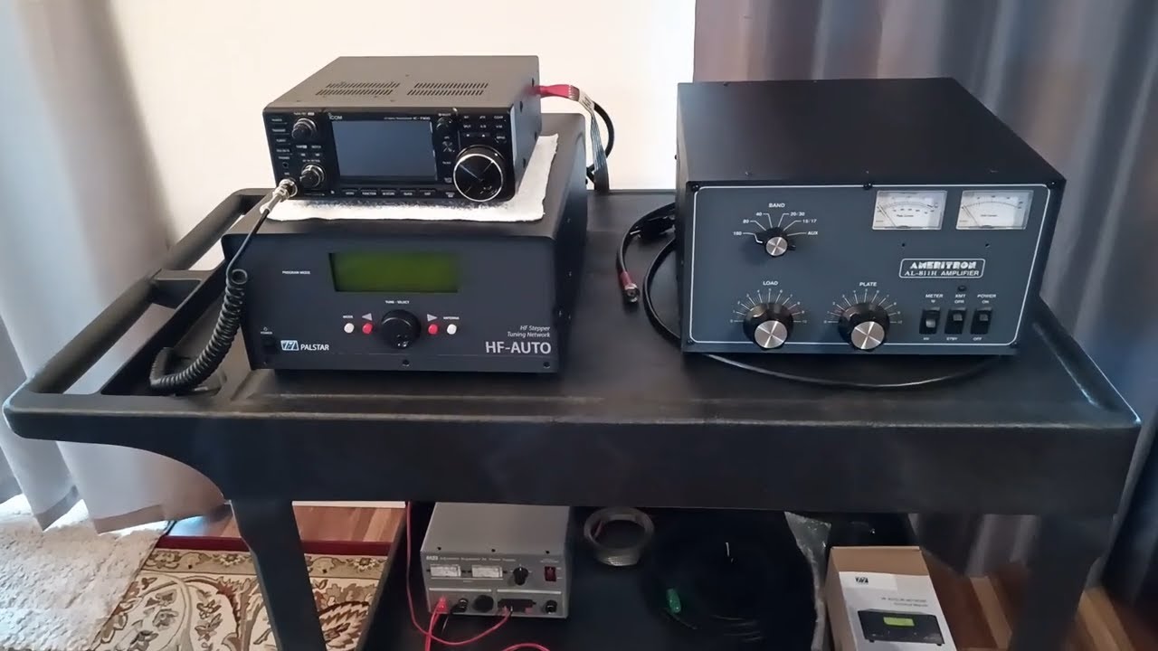 A Tour of My Ham Shack and a Surprising Power Supply Cord!