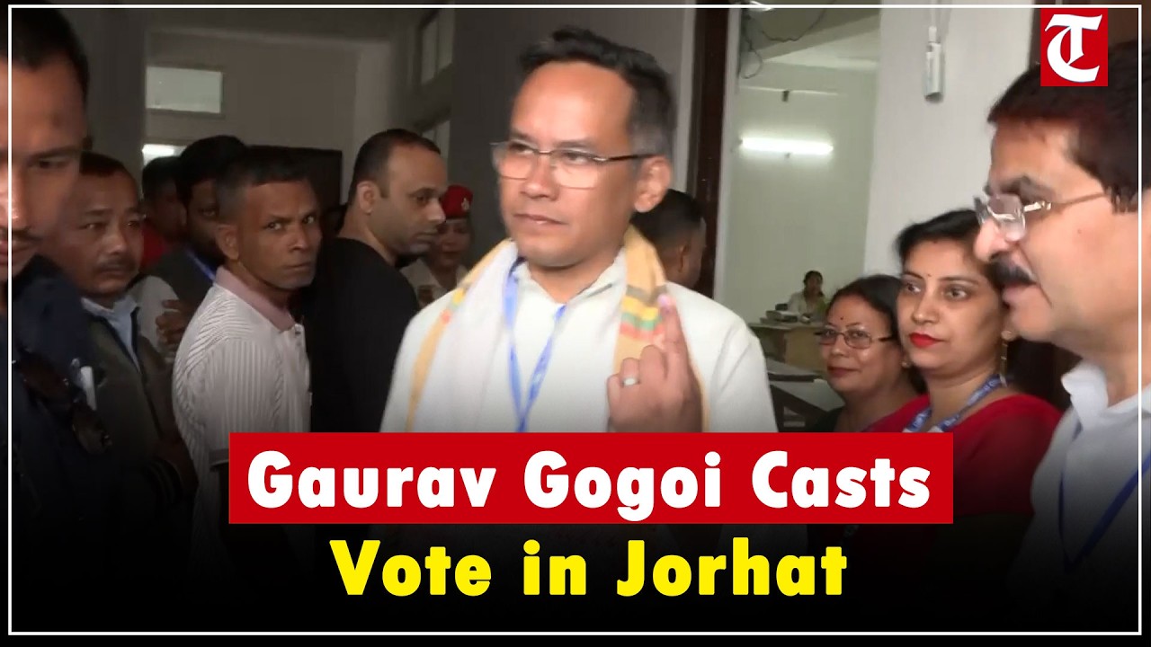 Assam Elections 2026: Gaurav Gogoi Casts Vote with Dolly Gogoi in Jorhat Constituency