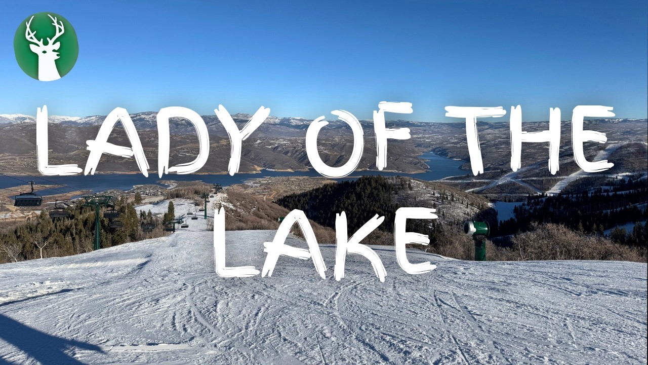 Skiing Deer Valley's ICONIC Corduroy on LADY OF THE LAKE! (NEW)