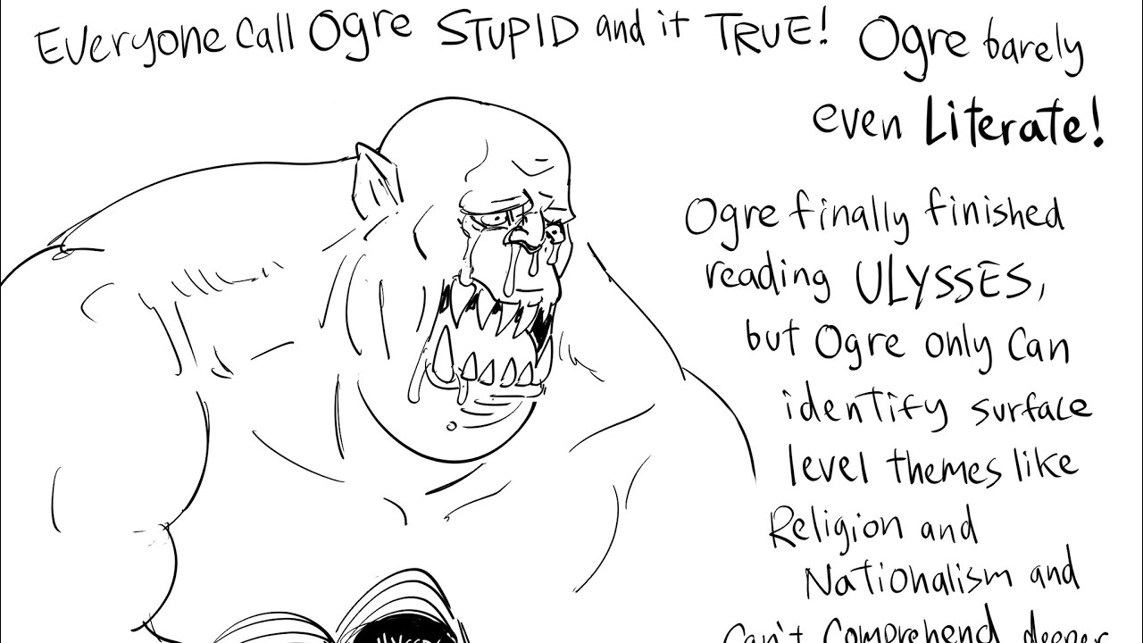 Illiterate Ogre | baalbuddy comic dub