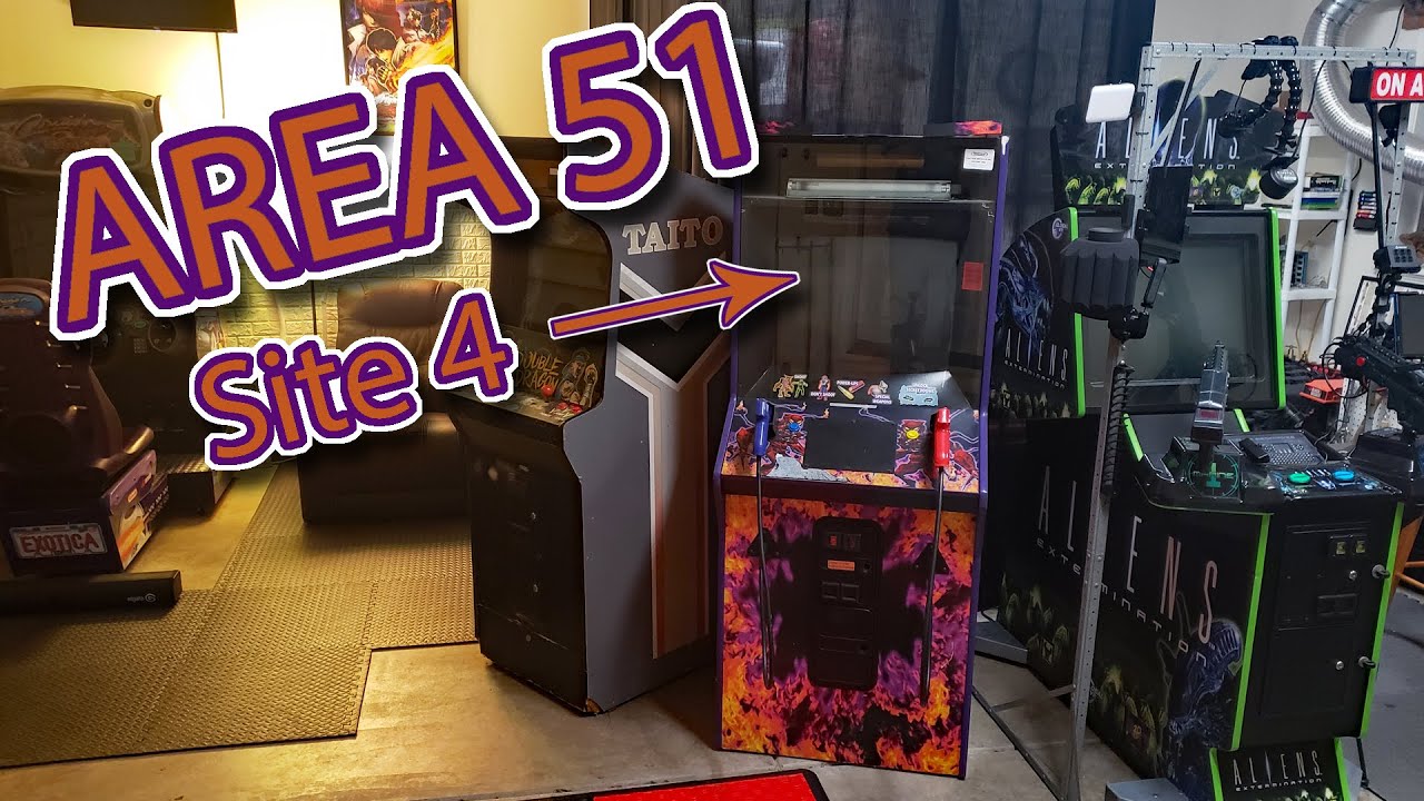 Area 51 Site 4 Arcade! Not A Restoration (part 1) #garagecade
