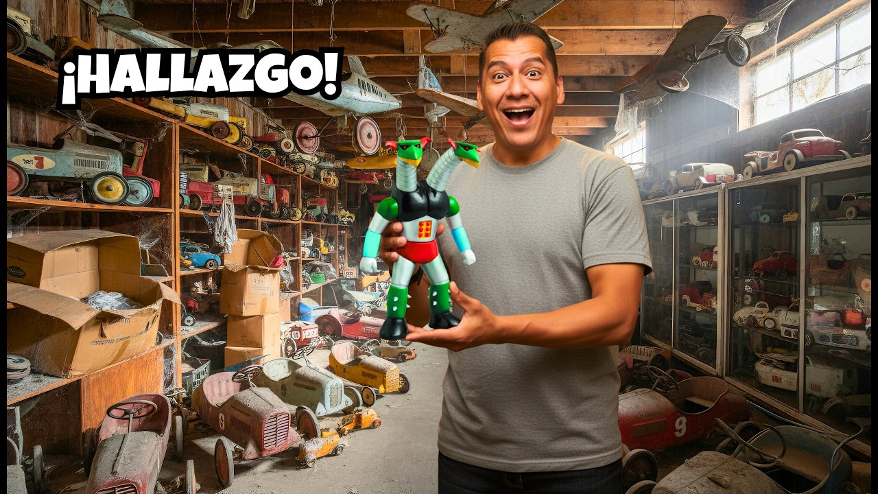 JUGUETES VINTAGE que VALEN una FORTUNA Coleccionista abre su BODEGA SECRETA