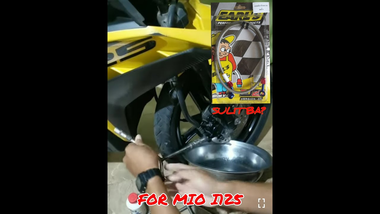 MIO I125 BREAK HOSE TUTORIAL (REPLACEMENT)