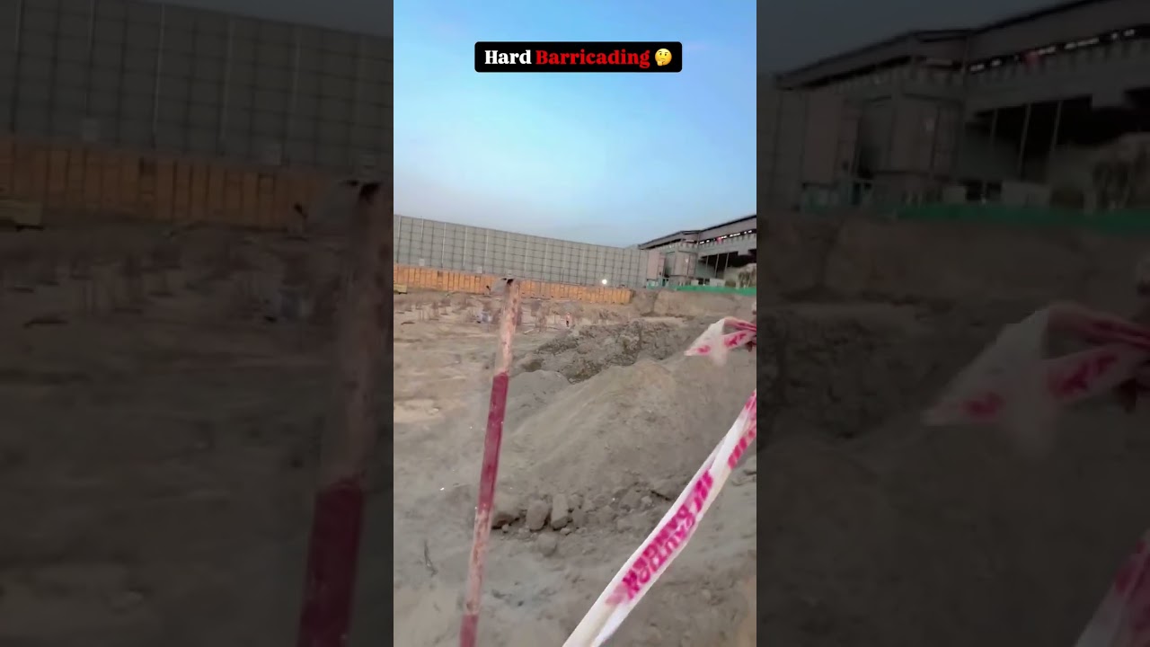 Hard Barricading 🤔 #safetyvideo #shortsfeed #viralshorts #youtubeshorts #trandingshorts