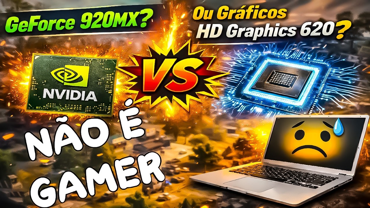 GeForce 920mx Ou Gr&aacute;ficos Integrados Testei Qual tem Melhor desempenho J&aacute; que Meu PC n&atilde;o &eacute; Gamer
