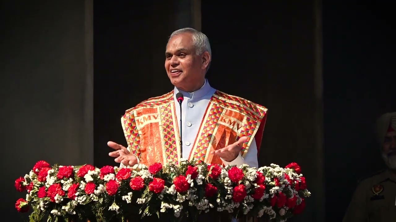 Convocation Address of Chief Guest Acharya Devvrat, Hon'ble Governor, Gujarat at KMV