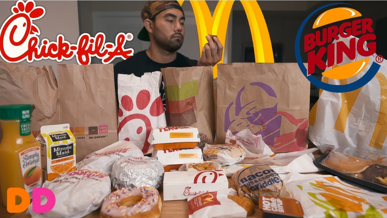 Ultimate Fast Food Breakfast Challenge