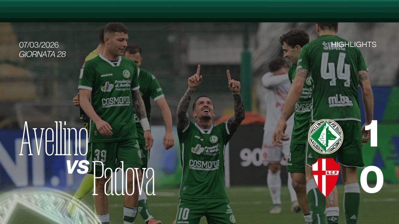 Avellino-Padova 1-0  | Le Azioni salienti | Giornata 29