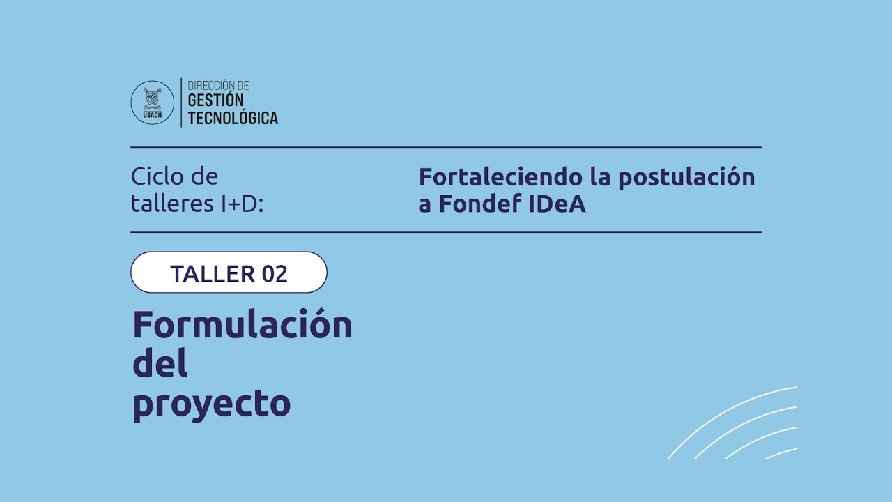 DGT | Taller 2: Formulación del proyecto