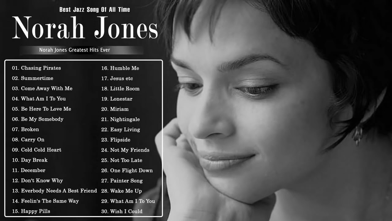 De beste og mest kjente sangene av Norah 🎁 Jones Samling av de mest popul&aelig;re sangene Norah Jones