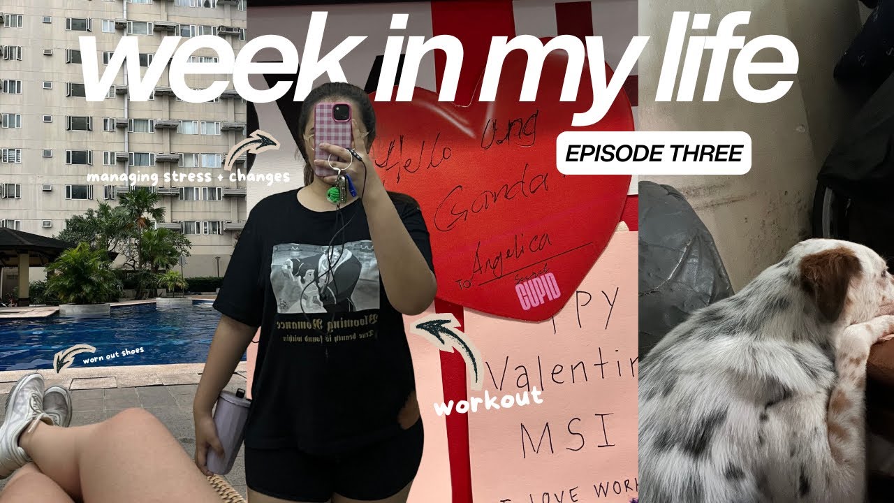 week in my life ep. 03 | big changes, managing stress, & finding a routine ☁️