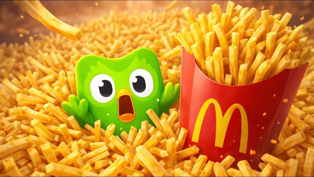 Duolingo Pet Ordered 100 McDonald's Fries 😱