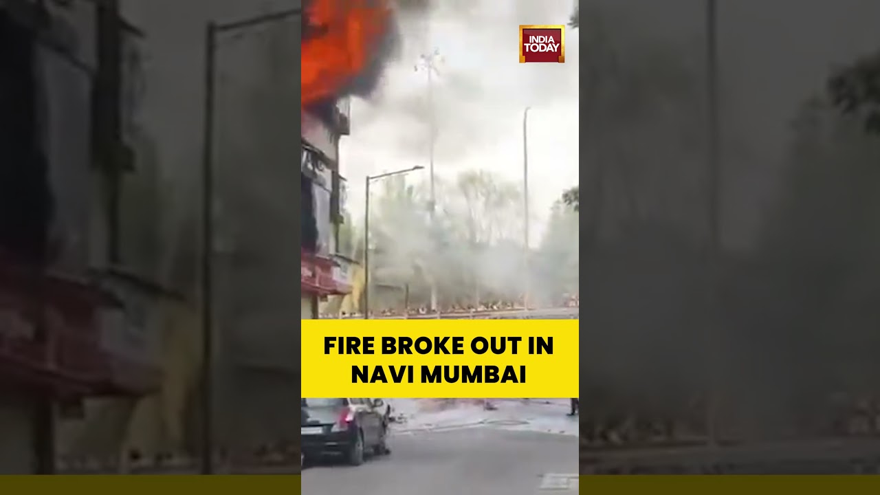 Navi Mumbai, Maharashtra | Fire Broke Out At A Shop In Turbhe Sector 21 #navimumbai #firenews #fire