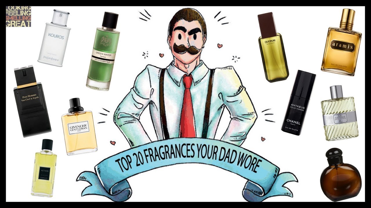 Top 20 Fragrances, Colognes Your Dad Wore | Top 20 Classic Men's Colognes & Fragrances