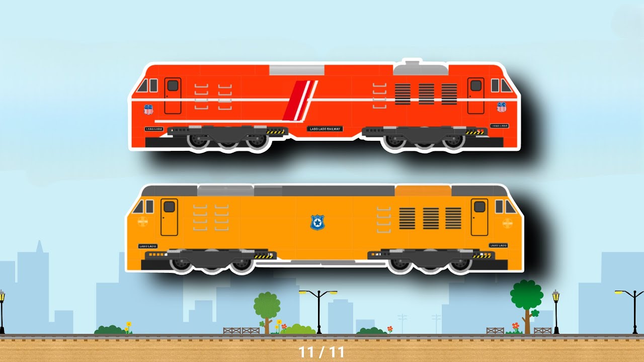 Kompilasi Loko CC300 PT INKA dan PNR Versi Labo Brick Train