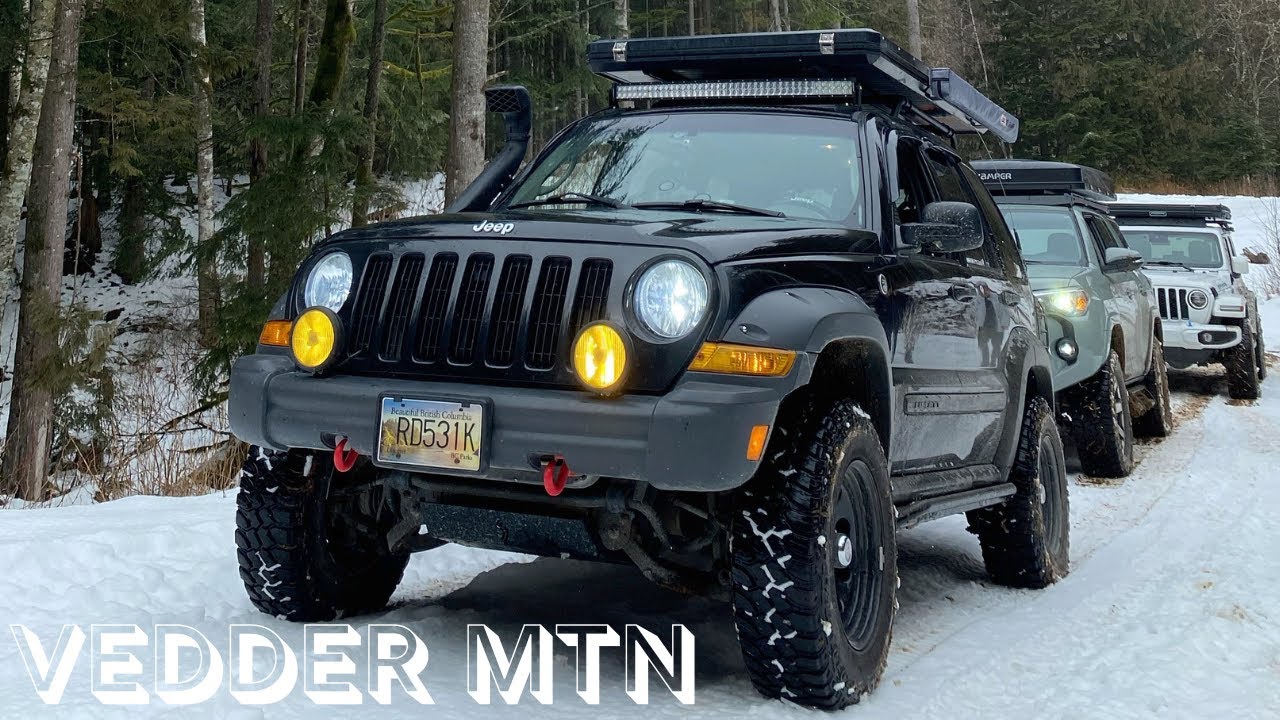JEEP LIBERTY KJ | VEDDER MOUNTAIN | RESCUE RECOVERY DAY (feat. JL 4XE, 4Runner)