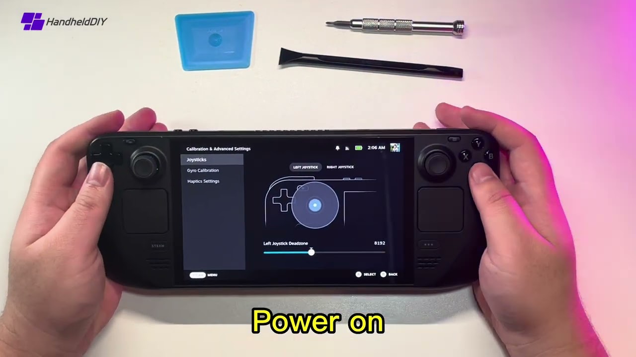 Installation tutorial of Hall joystick for Steam Deck OLED, for standard and tighter versions.