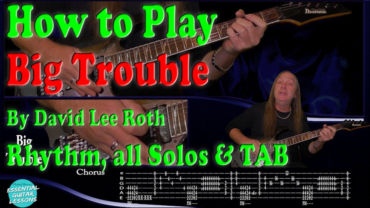 How To Play Big Trouble On Guitar