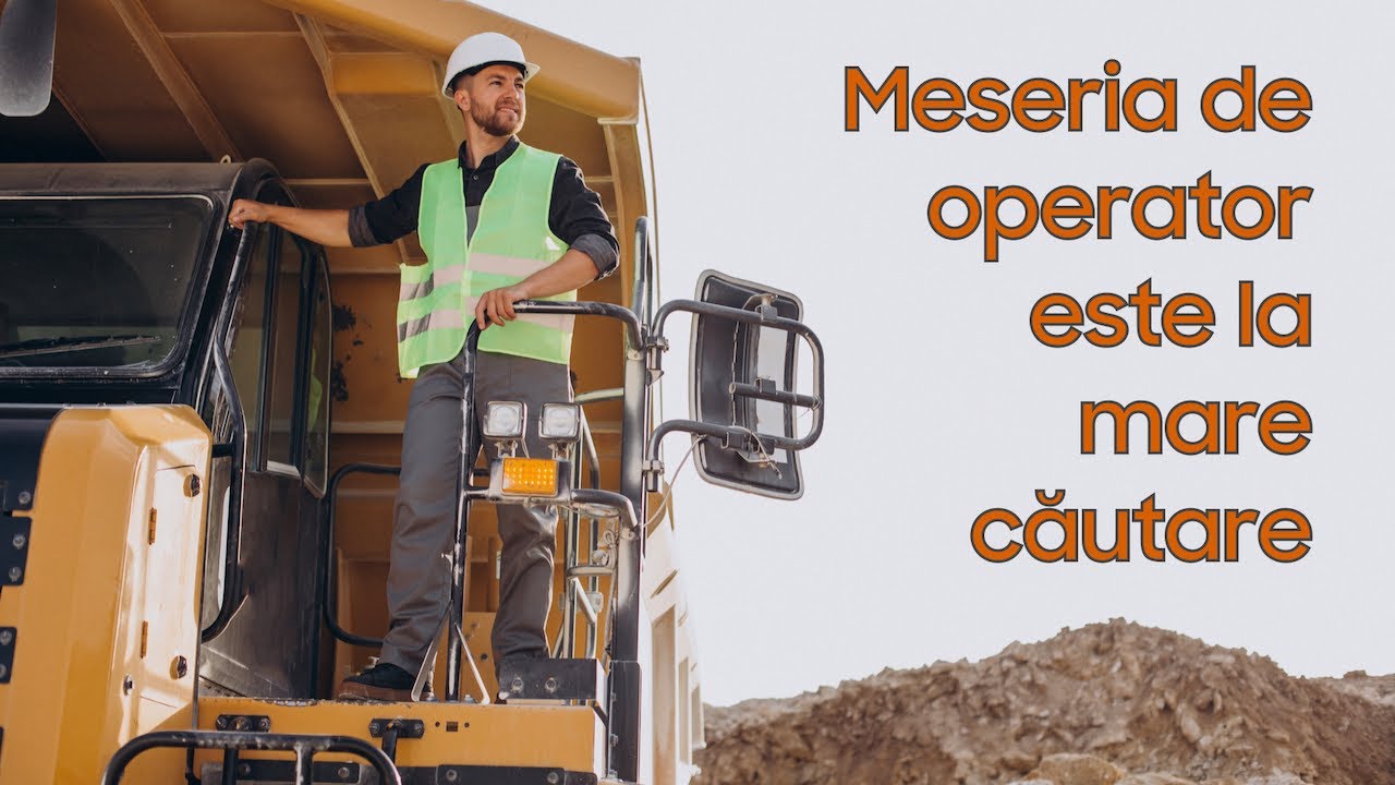 Operator de utilaje, un job la mare căutare | Emisiune Utilaje TV