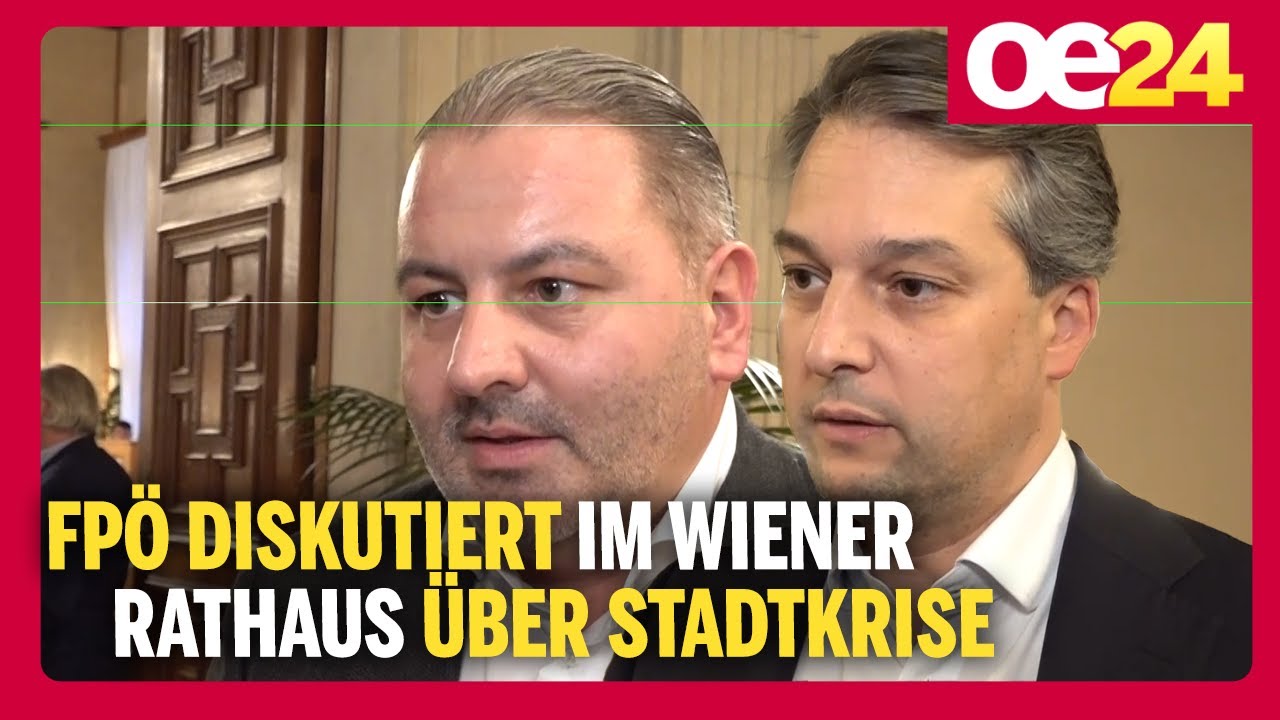 FPÖ diskutiert im Wiener Rathaus über Stadtkrise