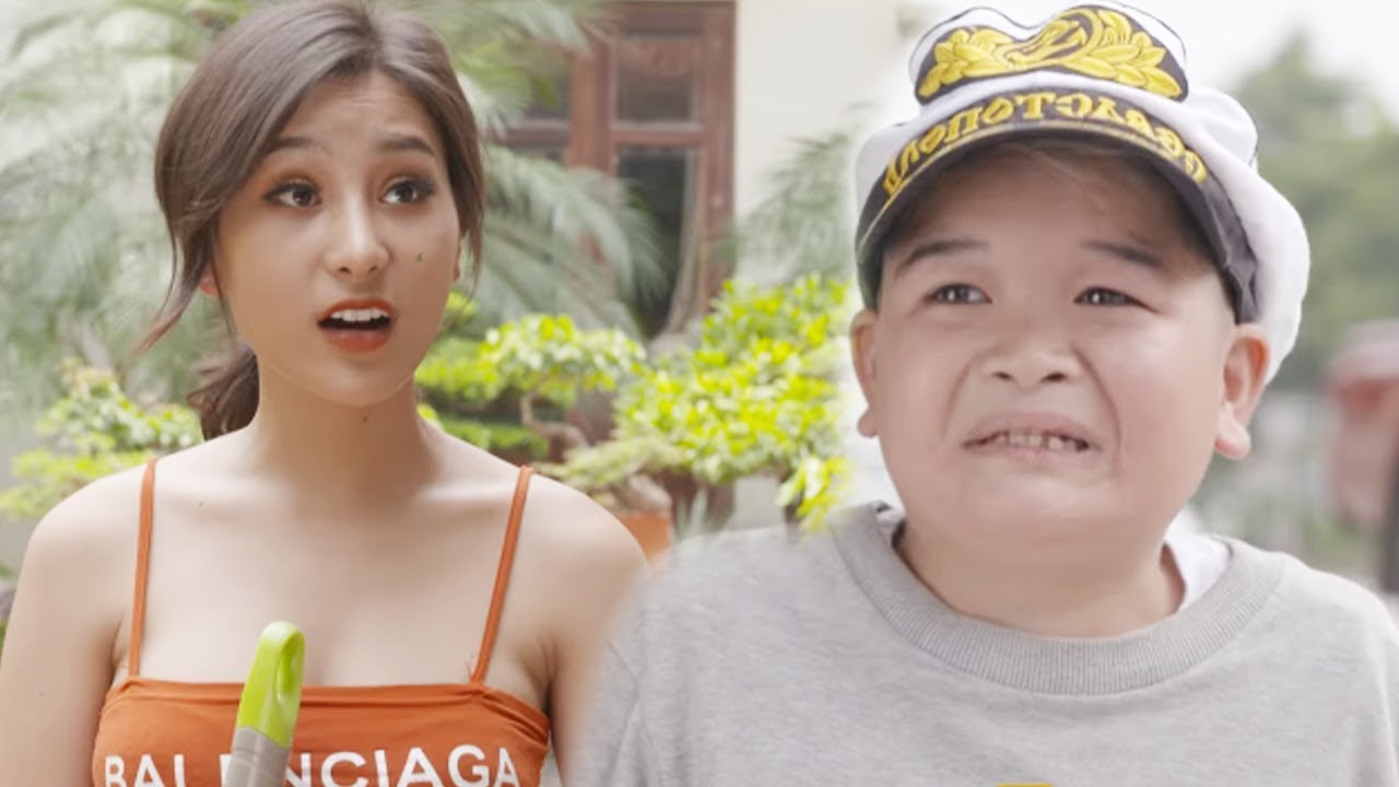 Bố Thách Con Tán Gái Xinh và Cái Kết Bất Ngờ | Phim Hài Mới Hay Nhất | Hài Cu Thóc, Cường Cá