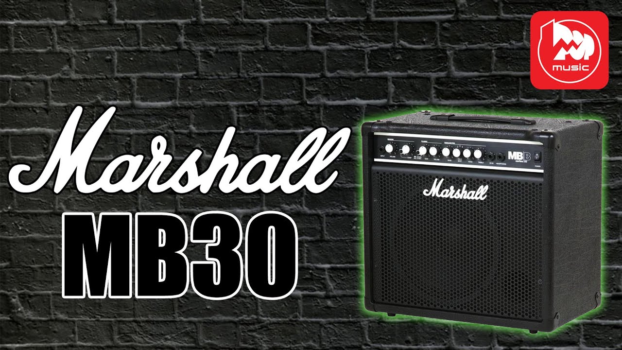 MARSHALL MB30 - комбик для бас-гитары ( Bass Combo Amp Demo)