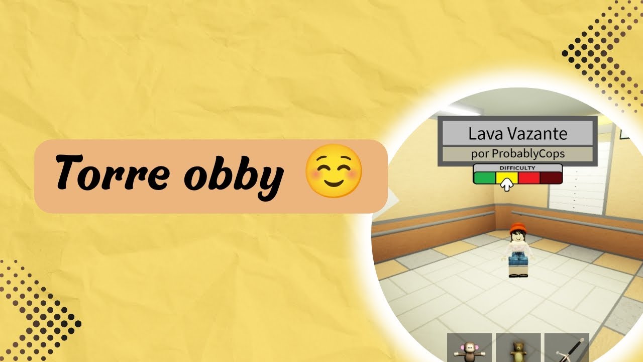 Torre obby no Roblox ☺️😃