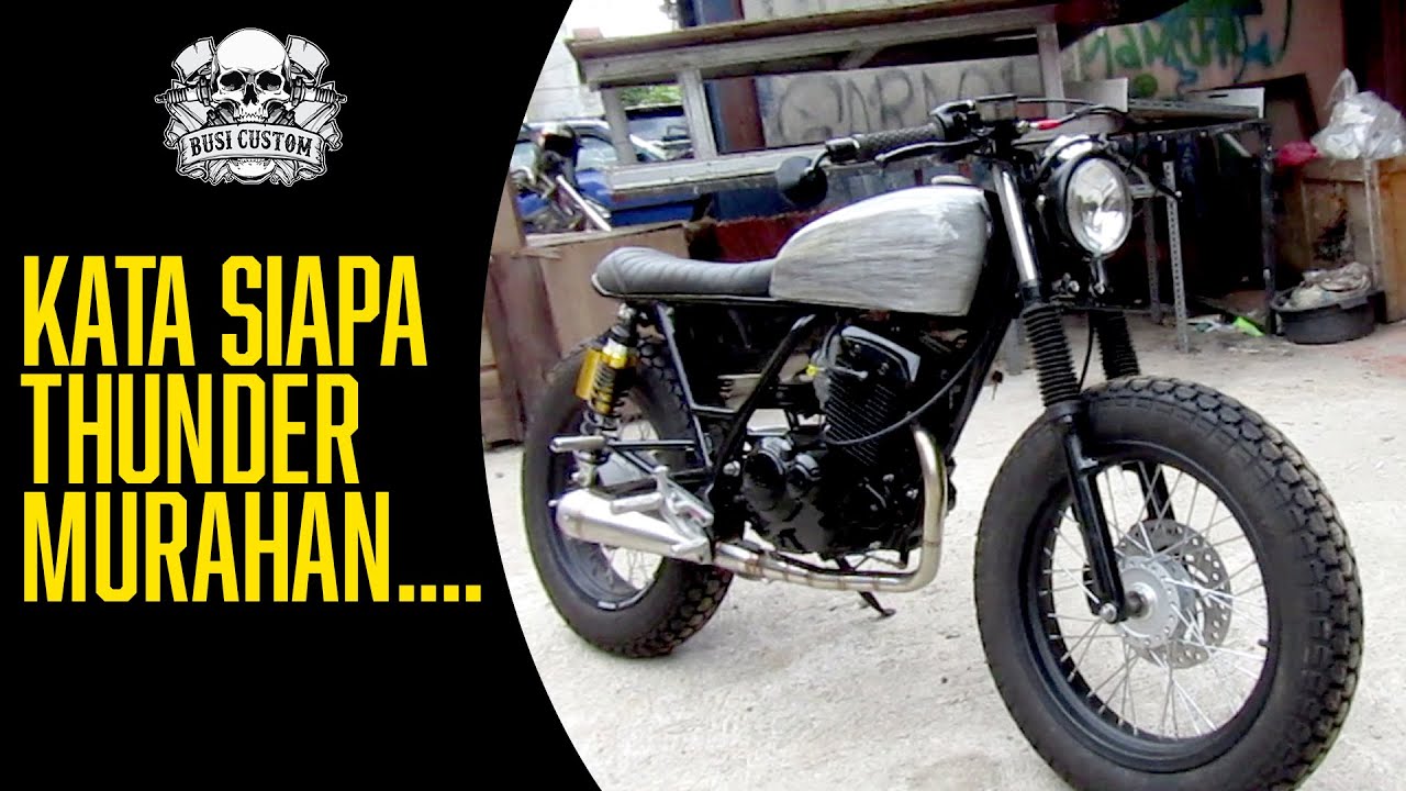 Caferacer Basic suzuki thunder | #caferacer #busicustommotovlog