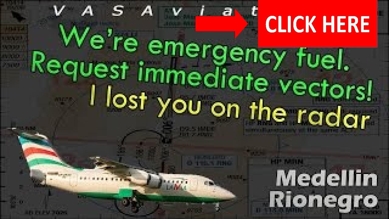 [REAL ATC] Lamia Avro RJ85 CRASH near Medellin, Colombia - Colombia