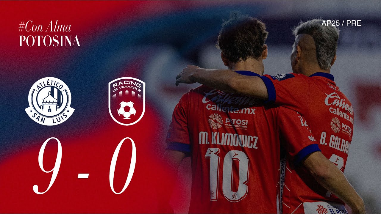 Atlético de San Luis 9-0 Racing de Veracruz | Pretemporada | AP25