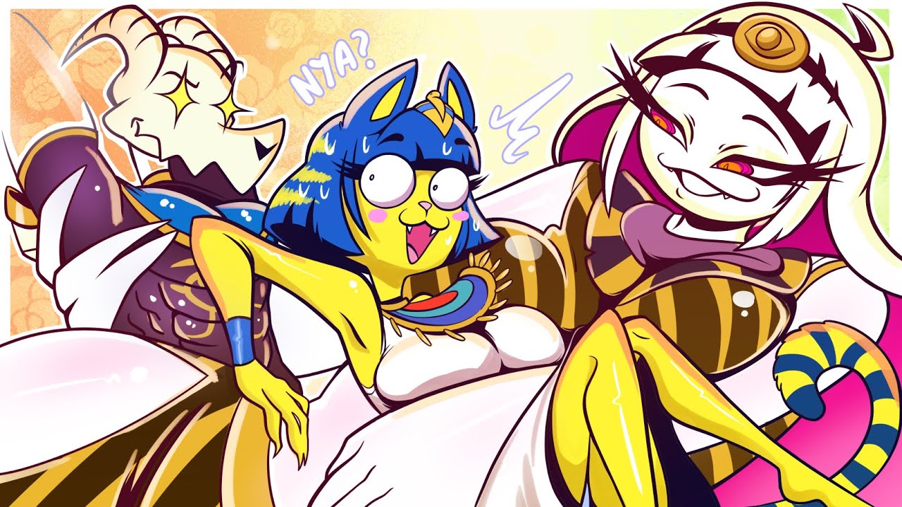 Ankha's New Owners Tabi & Nikusa (Friday Night Funkin' Comic Dub)