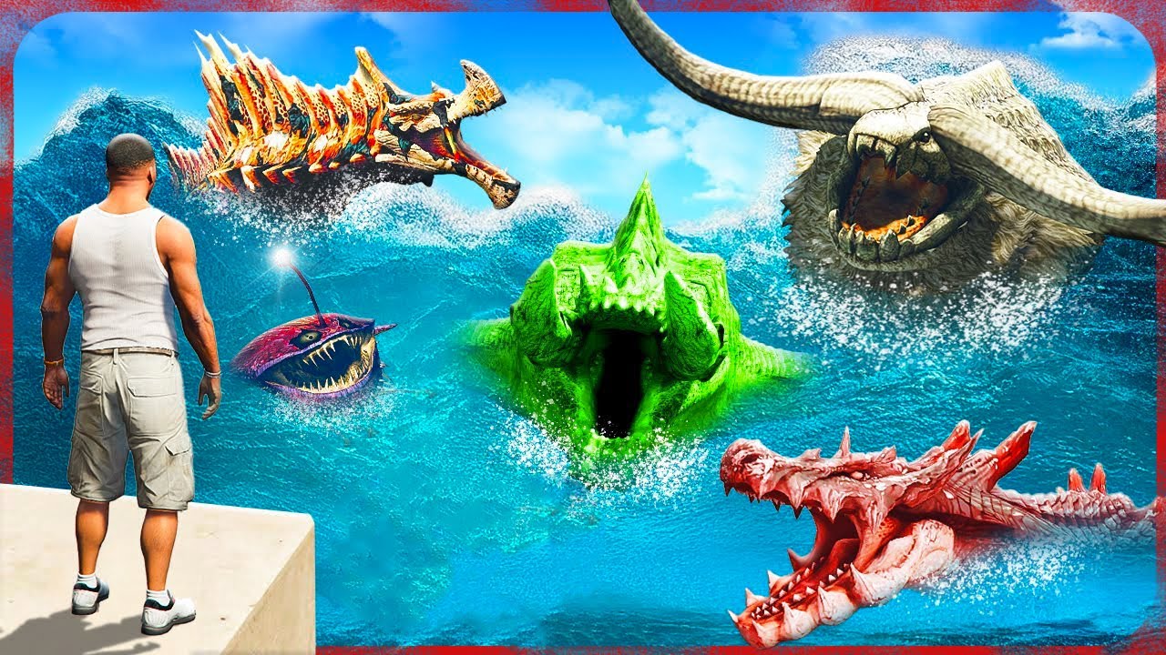 J'AI CHASS&Eacute; LES MONSTRES MARINS DE GTA 5 !