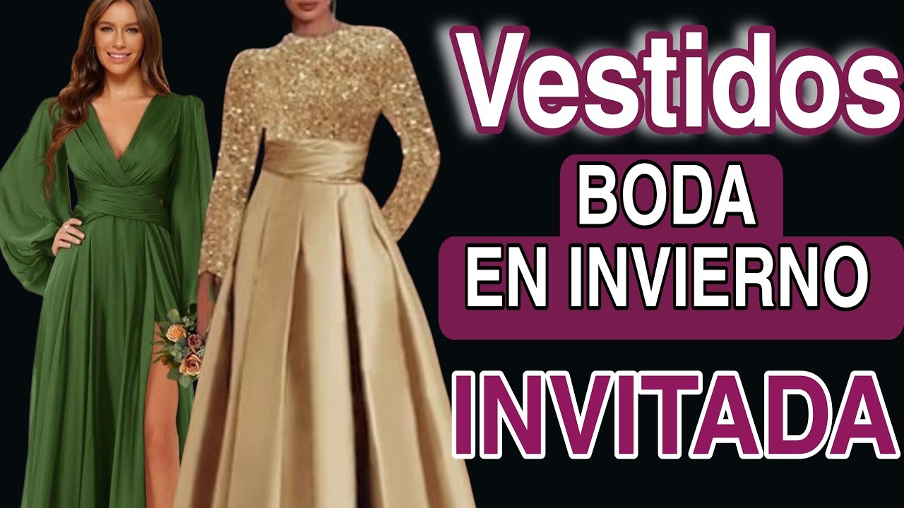 Como VESTIR DE INVITADA PARA UNA BODA EN OTOÑO INVIERNO❄️🍁 Vestidos de Invitadas a boda