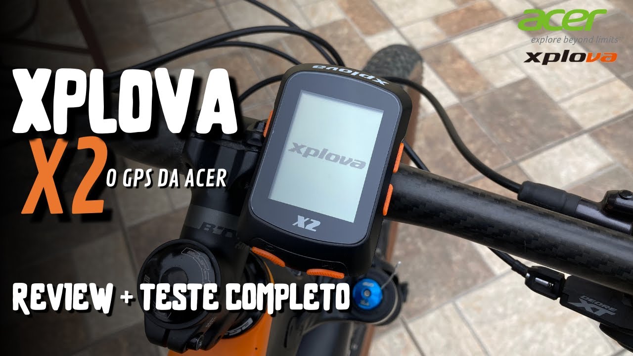 GPS XPLOVA X2 - UNBOXING + REVIEW + TESTE