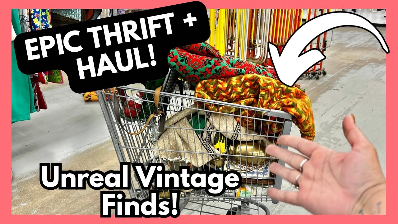 UNBELIEVABLE Thrift + Haul | Rare Vintage Home Décor Finds|THRIFT WITH ME|FLORIDA|Resale on Etsy