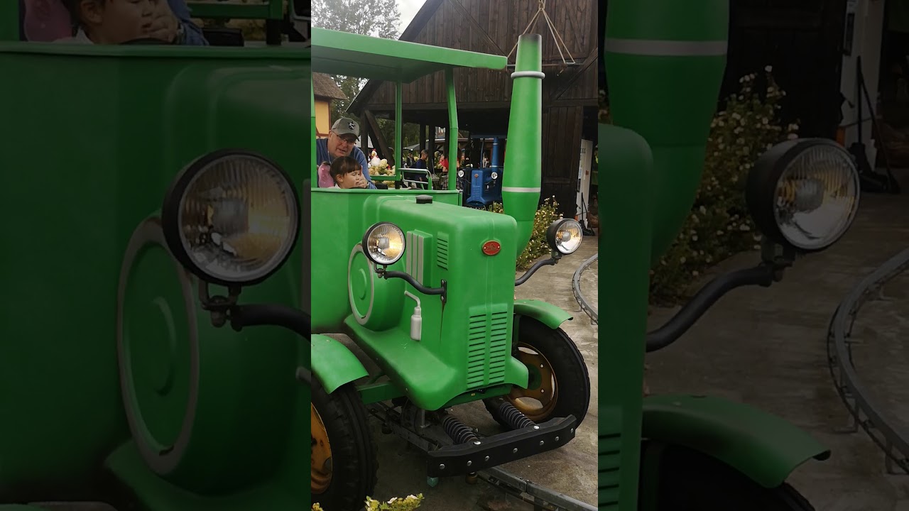Amanda driving tractor/ Filipino-Danish bb.