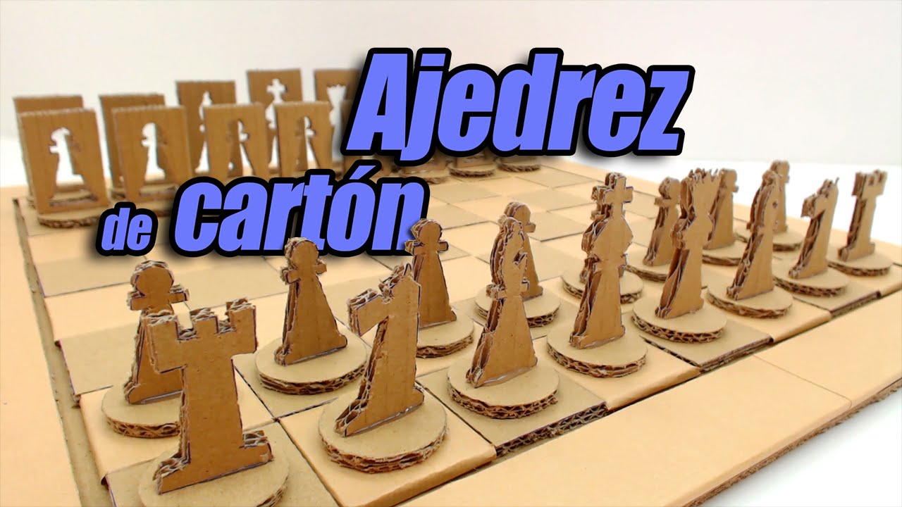 Juego de Ajedrez de cartón, cómo se hace | Te Digo Cómo