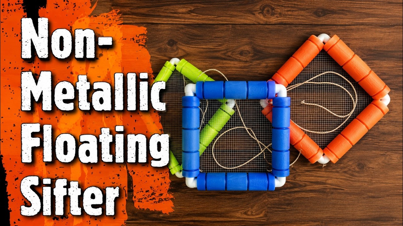 How To Build A: Dive Sifting Float For Underwater Metal Detecting #Metal #Diving #Detect #Gold