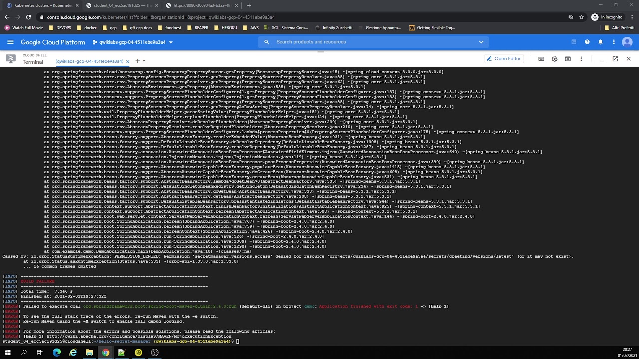 Google Cloud Platform: Secret Manager