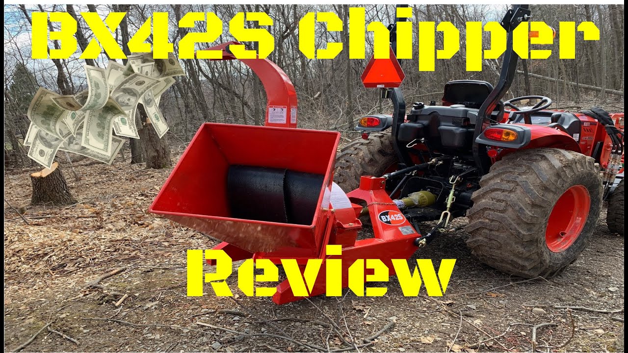 BX42S PTO Chipper by Titan Attachments, Goodbye Brush !!!