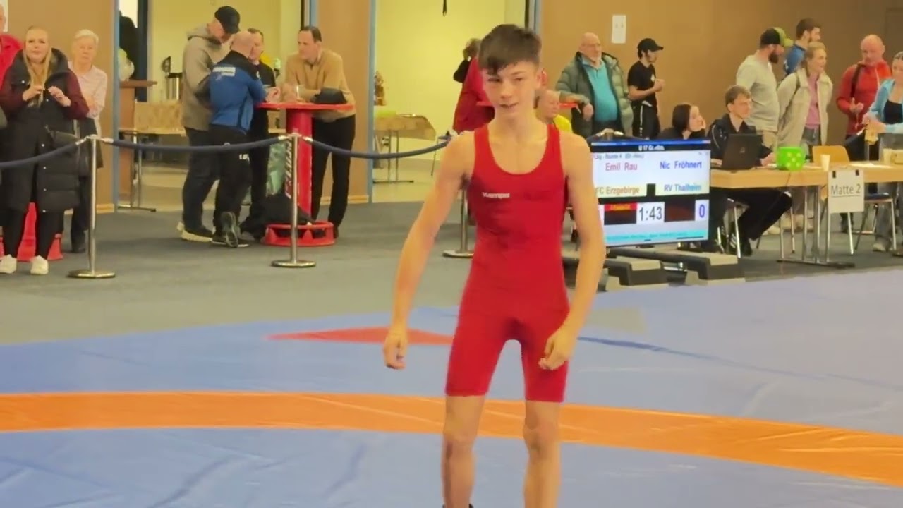 Wrestling / Ringen MDM 2025, Luckenwalde, U17, 48 kg, Freestyle, Schulz - Wolf