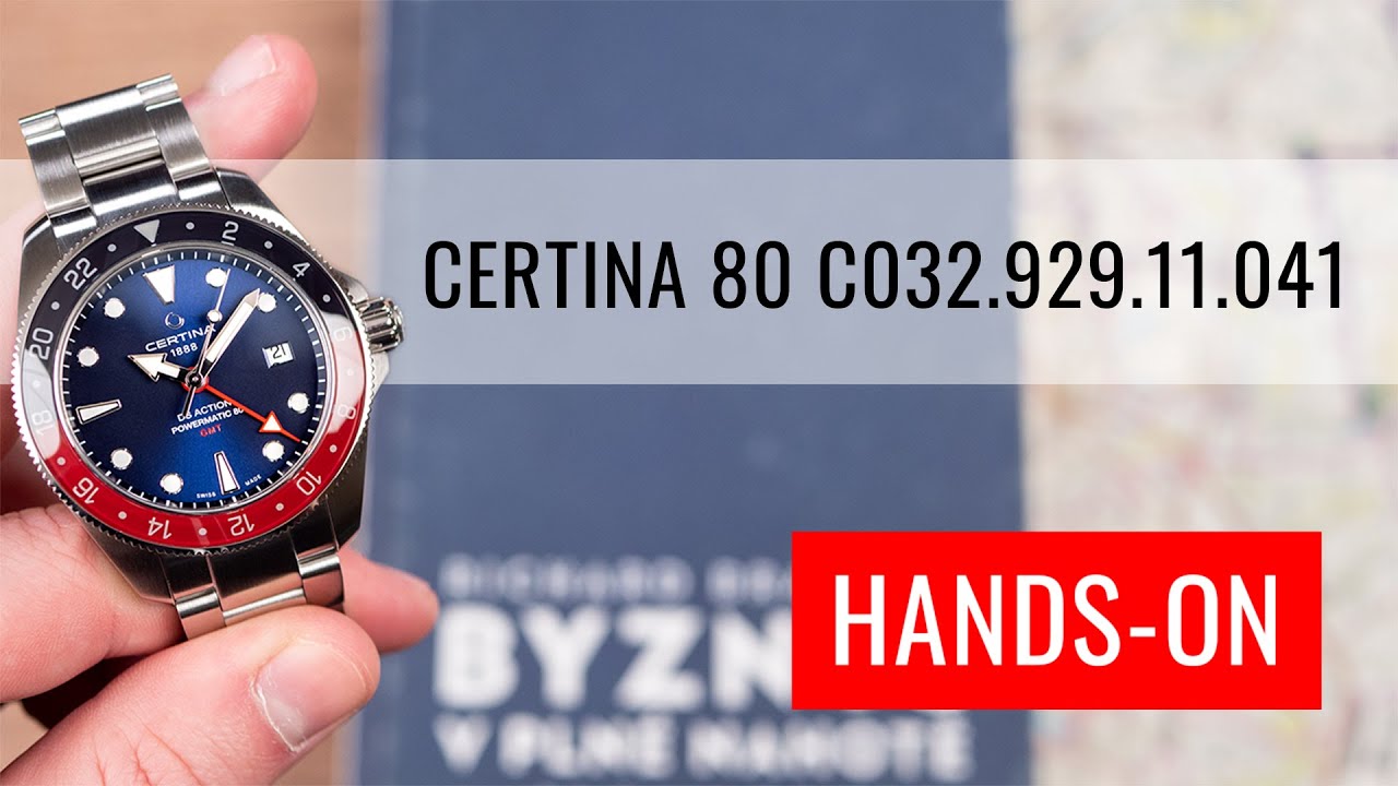 HANDS-ON: Certina DS Action Automatic GMT Powermatic 80 C032.929.11.041.00
