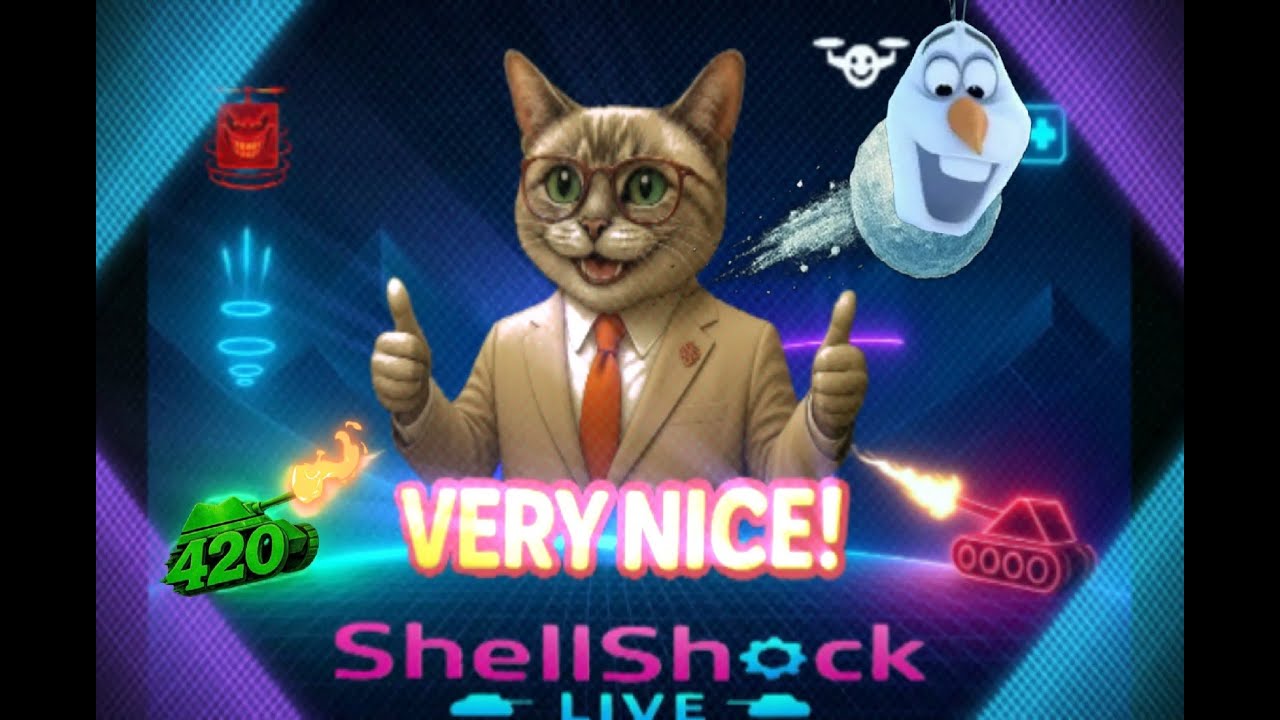 Very Nice! #shellshocklive #gaming #trickshots #tanks #rebound