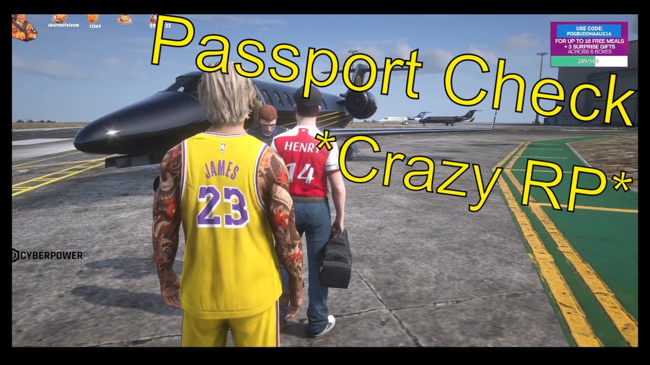 Dean Watson gets Checked and Cant Board the Plane | NoPixel 3.0 RP