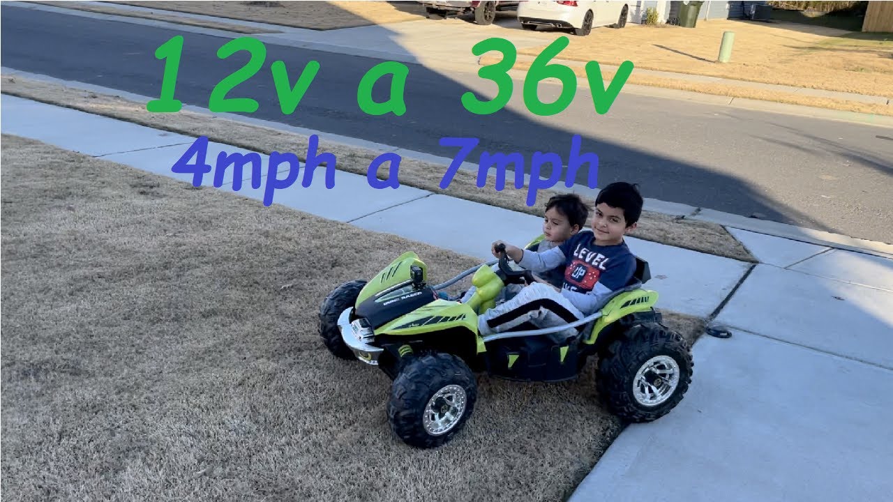 Convertir de 12V a 36V - Power Wheels Dune Racer | Carlos 