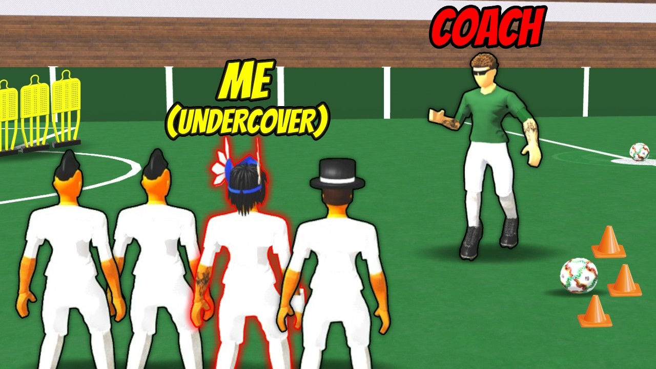 I Went Undercover in a Realistic Street Soccer Club Tryouts (Roblox)