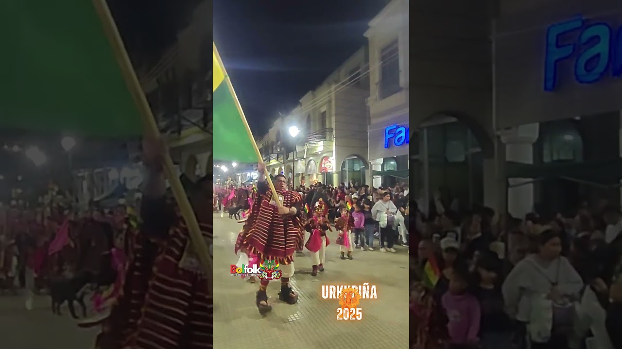 Pujllay  🇧🇴  Urkupi&ntilde;a 2025 - Danza de origen Bolivia 🇧🇴 brill&oacute; en la Entrada de Urkupi&ntilde;a