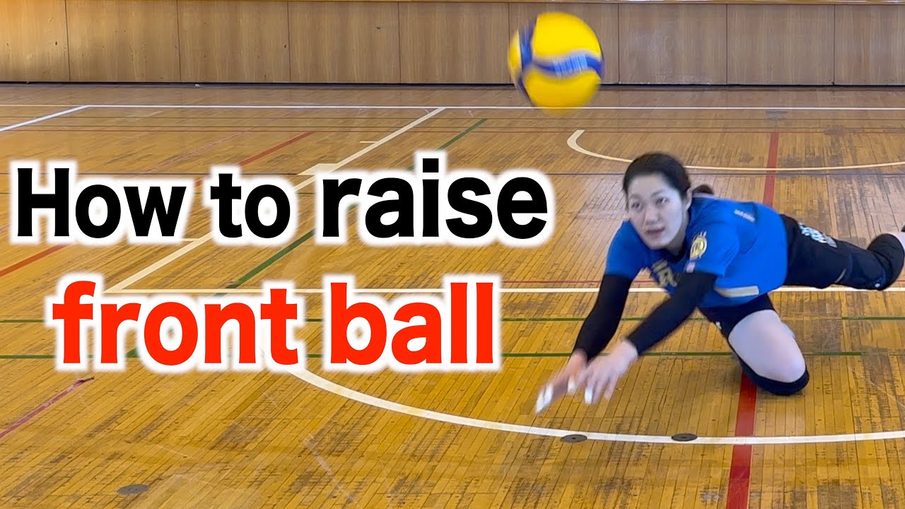 How to raise the front ball【volleyball】