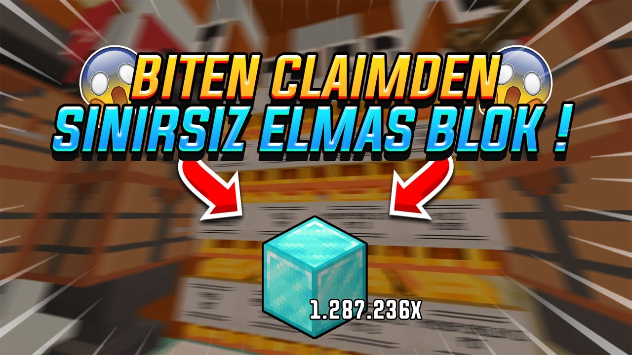 SURVİVAL AMETİSTTEKİ TÜM ELMASLAR BU CLAİMDE!? - CraftRise Survival Ametist